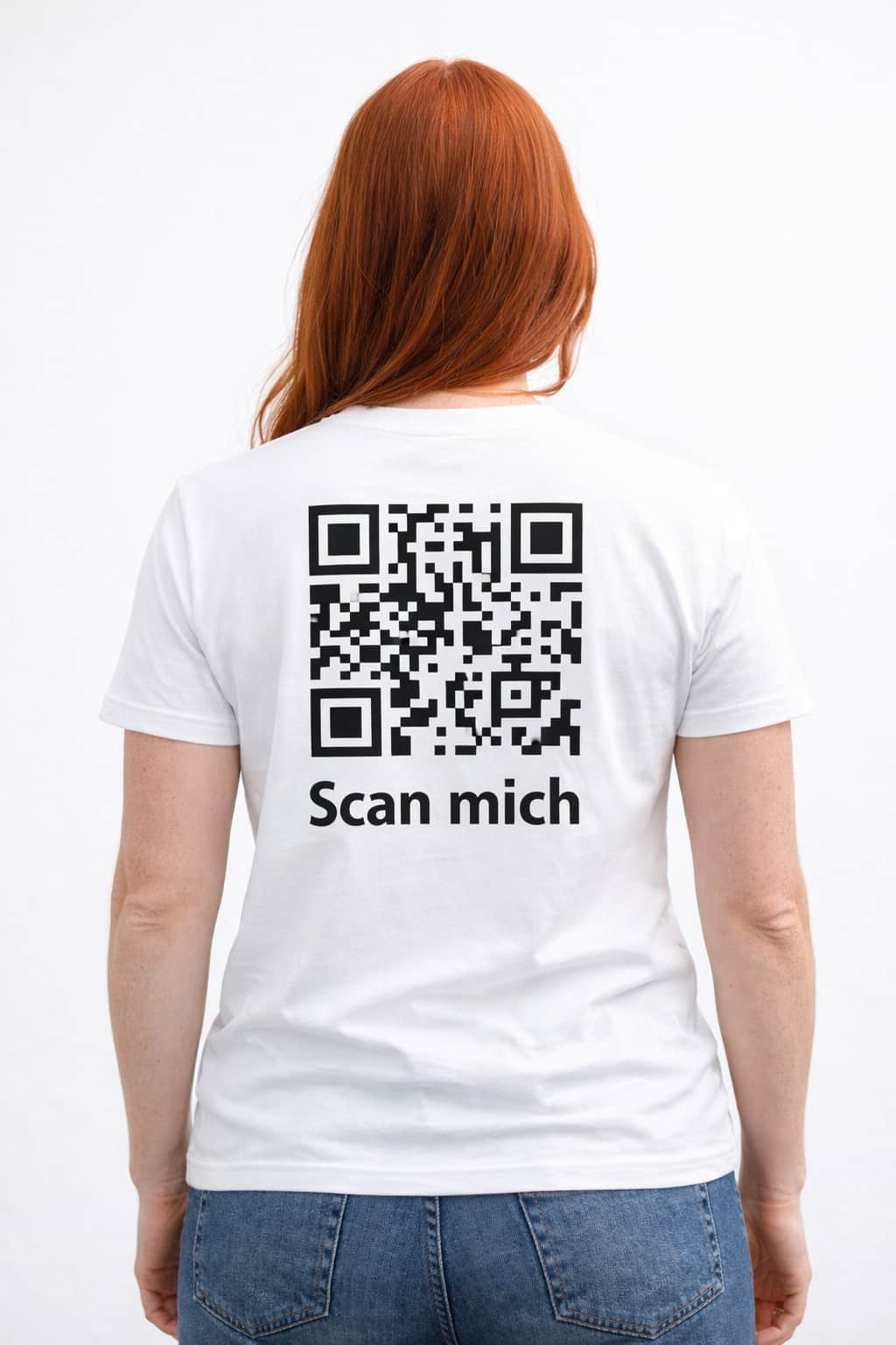 QR Tshirt weiss
